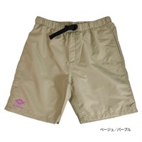 サマーショーツ【2025Model/撥水ショートパンツ】(ベージュ／パープル-S)